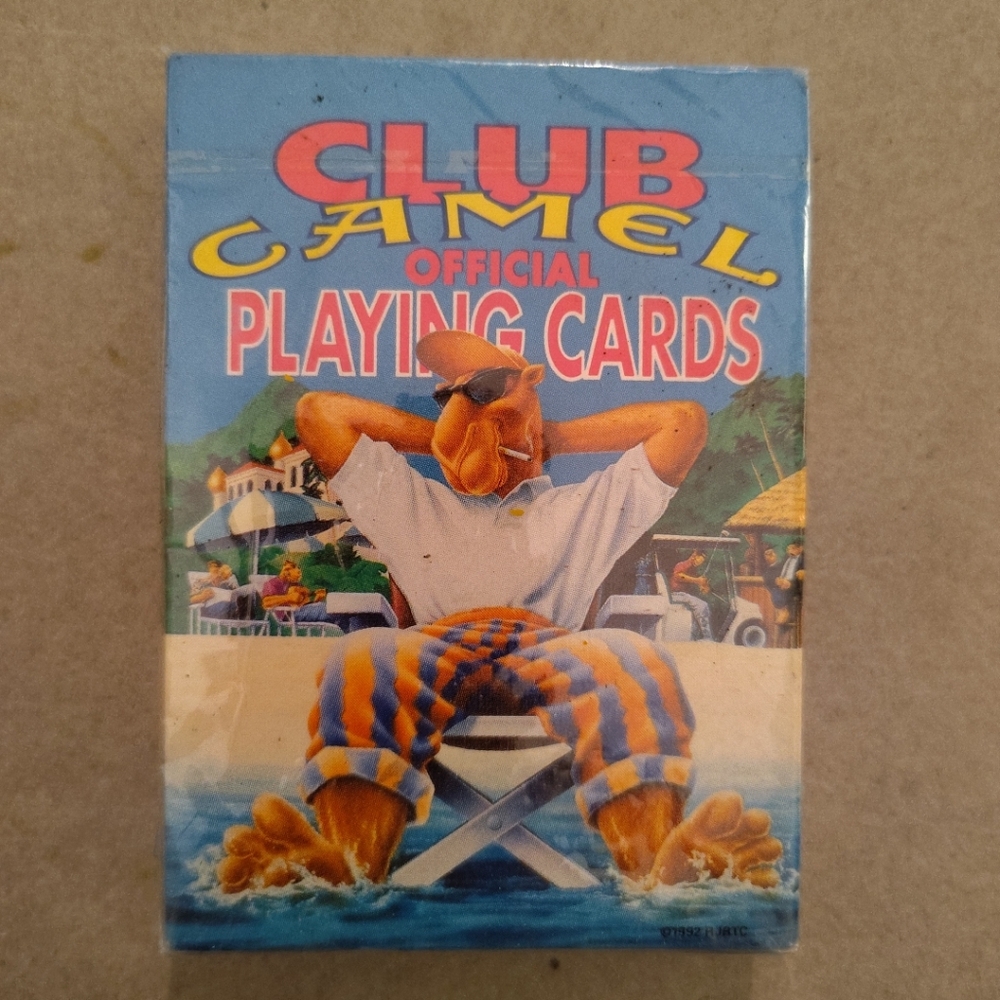 Vintage Official Club Camel Playing Cards - Still Sealed